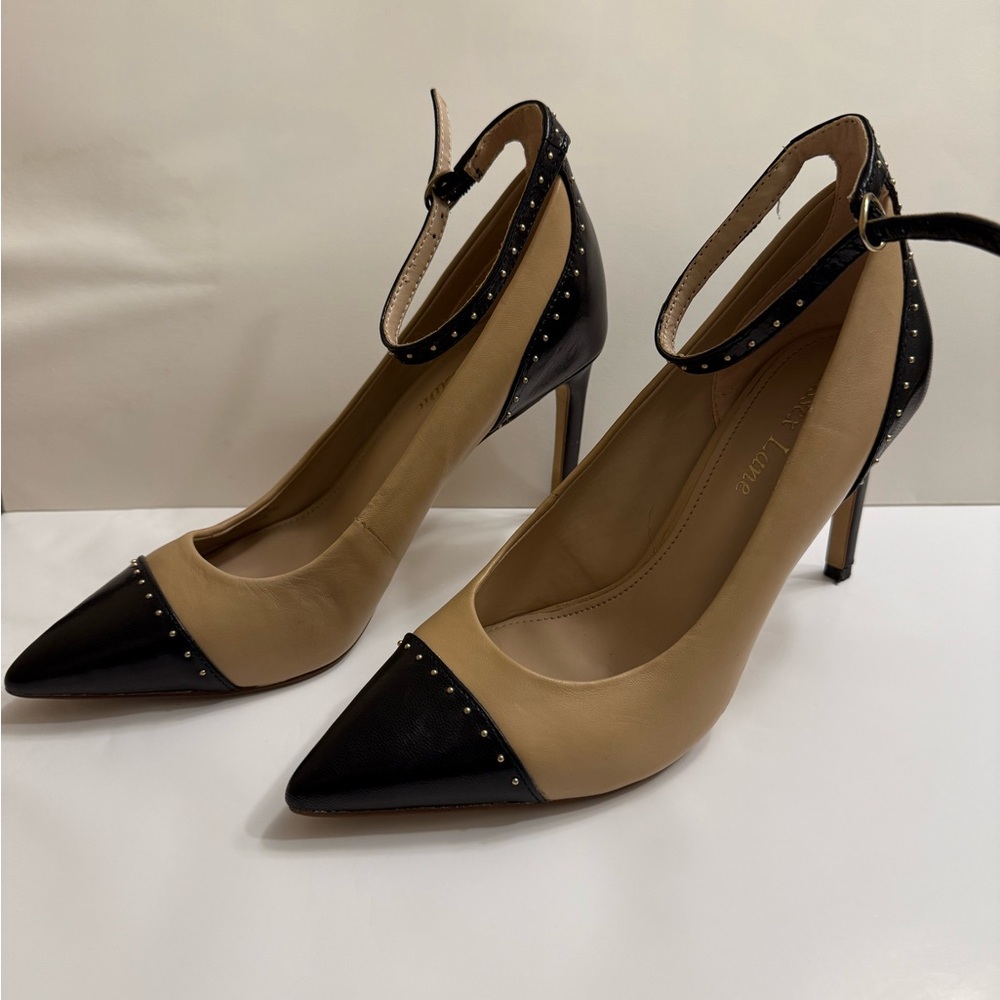 Elegant Black and Tan Women's Heels